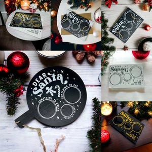 "Dear Santa" Treats Trays