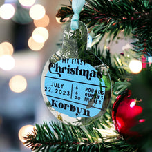 Load image into Gallery viewer, Personalised Christmas Tree Ornaments