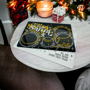 "Dear Santa" Treats Trays