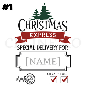 PRE-ORDER! Personalised Santa Sack