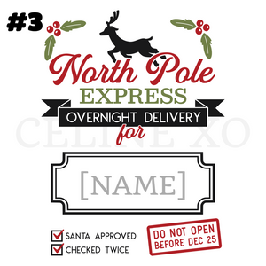 PRE-ORDER! Personalised Santa Sack