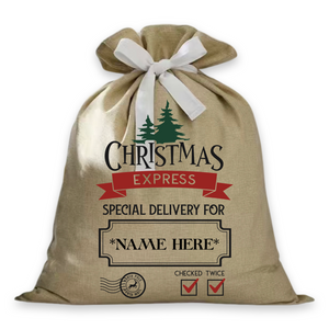 PRE-ORDER! Personalised Santa Sack