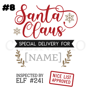 PRE-ORDER! Personalised Santa Sack