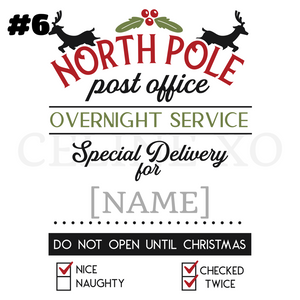 PRE-ORDER! Personalised Santa Sack