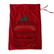 Load image into Gallery viewer, PRE-ORDER! Personalised Santa Sack