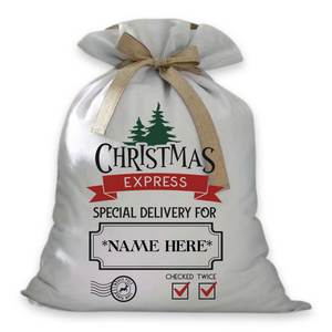 PRE-ORDER! Personalised Santa Sack