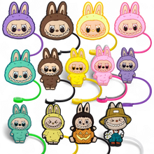 Load image into Gallery viewer, Labubu Straw Topper Blind Bags