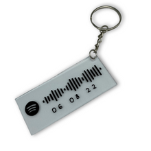 Load image into Gallery viewer, Personalised Spotify Scan Code Keychain