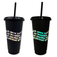 Load image into Gallery viewer, Custom Tumbler With Lid &amp; Straw